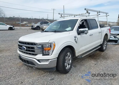 2022 Ford F-150 Lariat z USA, uszkodzony, nr VIN 1FTFW1E86NFB05675